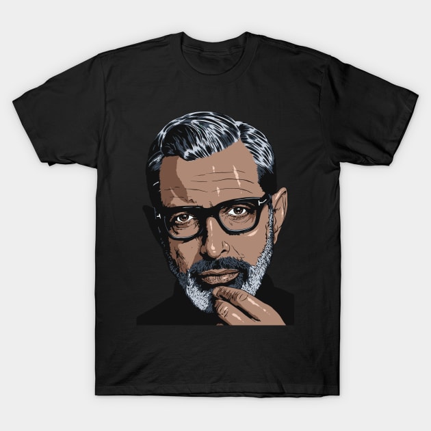 pop culture Jeff Goldblum T-Shirt by hamaka